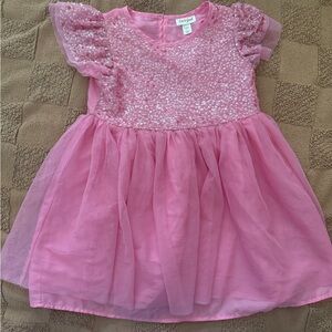 Cat & Jack Sparkling Pink Formal Dress